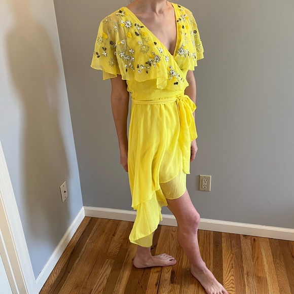 ASOS Yellow dress size 6 - Picture 6 of 10